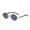 Golden grey, variant on Retro Small Round Metal Frame Sunglasses for Small Faces, UV400 Protection, Ideal for Parties, Travel, and Fishing