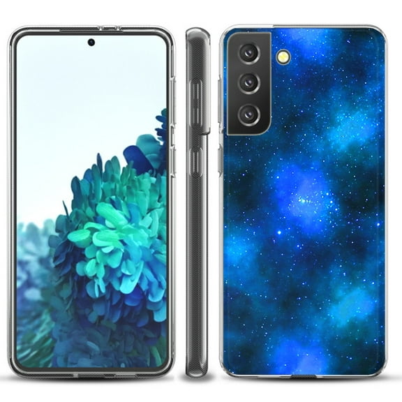 Slim-Fit TPU Protective Phone Case compatible with Samsung Galaxy S21  5G / S21 PLUS 5G, by OneToughShield ® - Cosmos/Stars