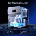 thumbnail image 6 of Simzlife Sphere Ice Maker,10 pcs/Hour, 150 pcs/Day,Clear Ice Ball Maker with Enhanced Insulation, with LCD Touch Screen, Self-Cleaning, Quiet Home and Bar Ice for Whiskey Bourbon Parties, 6 of 18