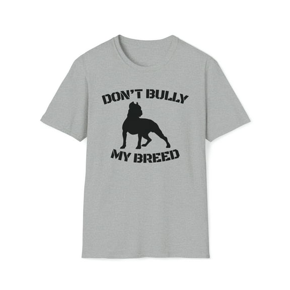 Bully Breed, Gildan Unisex Softstyle T-Shirt, Bulldog Graphic Tee, S-3XL