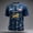 #ZZH2 Blue, variant on Scotland World Football Championship 2026 Shirts – Men‘s Scottish Football Graphic Tee, Tartan Raglan Sleeve Casual Top Blue XXXL