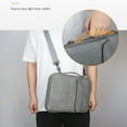 thumbnail image 3 of Sac de Rangement pour Tablette Bandoulière Sac à Main pour Ordinateur Portable Doublure Intérieure Anti-Chute Utilisé pour Plusieurs Modèles 13 en-Rose, 3 of 6