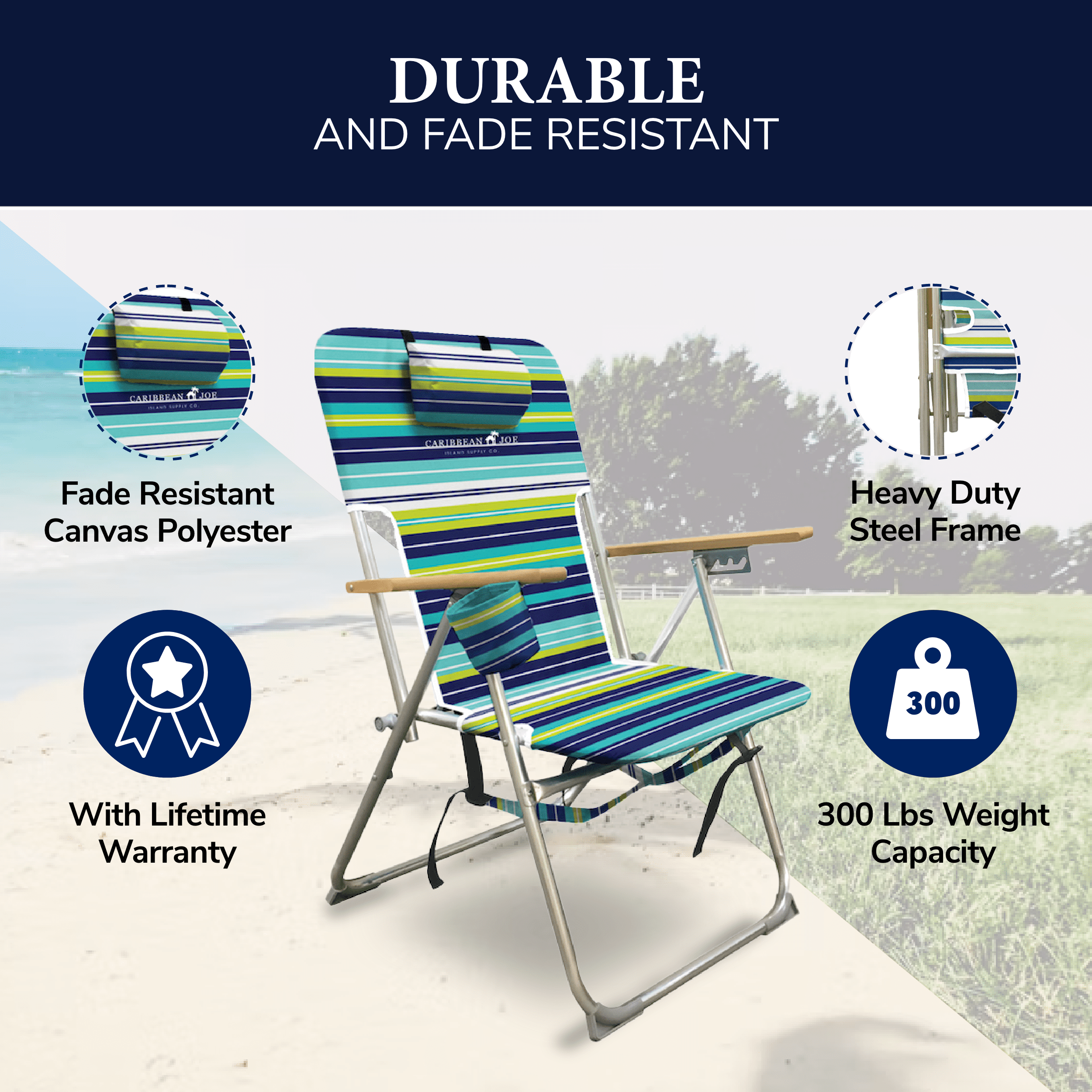 Caribbean joe high hotsell weight capacity chair
