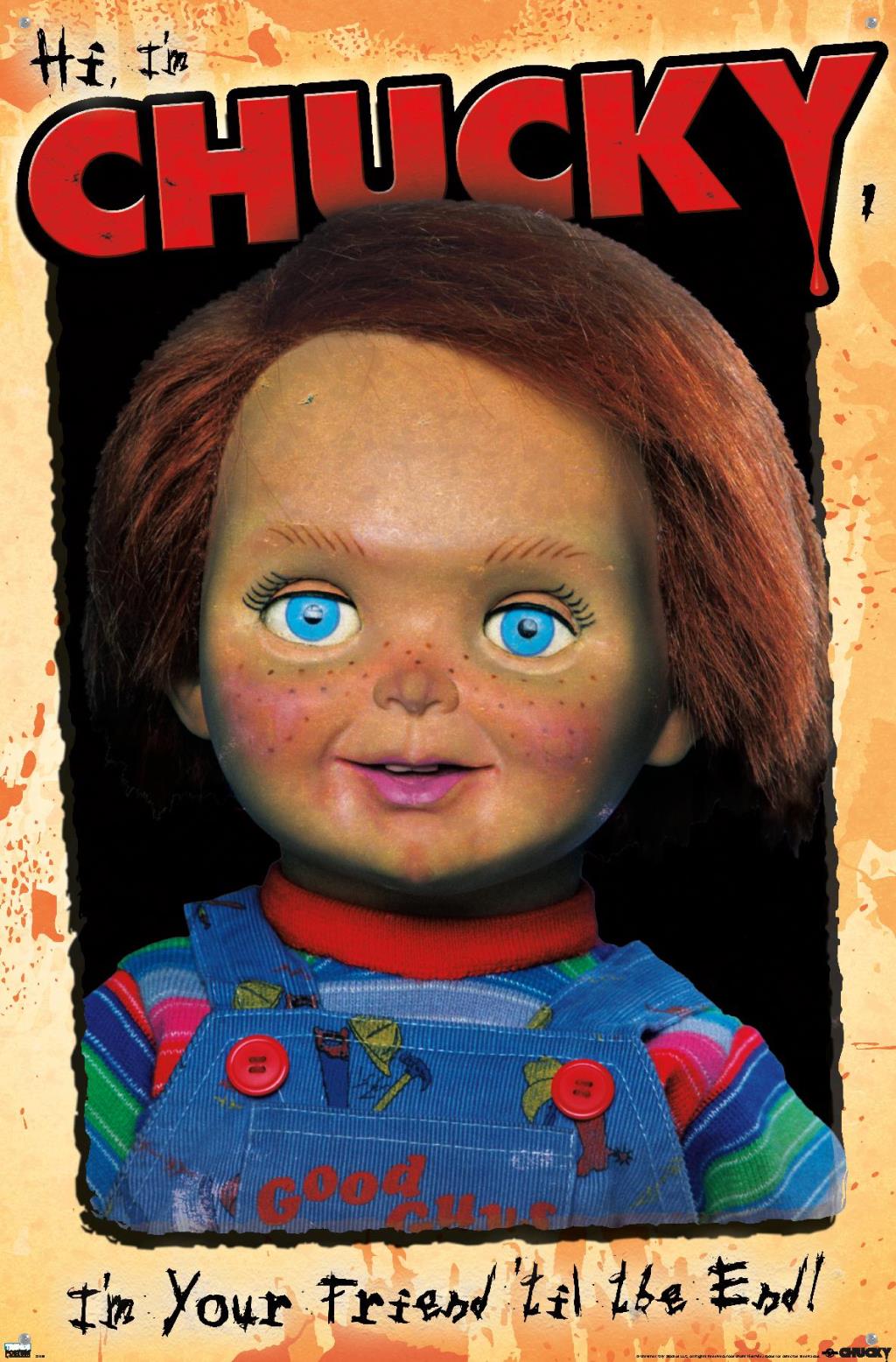 Child's Play 2 - Portrait Wall Poster with Pushpins, 22.375" x 34"