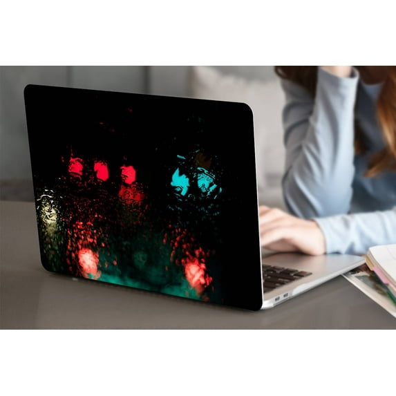 KSK KAISHEK Protective Case Hard Cover for MacBook Air 13" with Not Retina Display No USB-C + Black Keyboard Cover Model: A1369 A1466( Flower 1424)