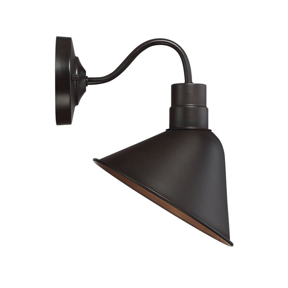 Trade Winds Josiah 1-Light Outdoor Wall Lantern in Oil Rubbed Bronze