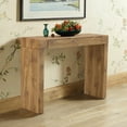 thumbnail image 3 of Elegant Natural Wood Grain Bar Table-50 Inches Long, a Practical Choice for Modern Homes.Wood Grain Texture Sticker,Equipped With Two Drawers.Serving As A Bar Table, 3 of 9