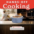 thumbnail image 2 of Gourmia 7 Qt Slow Cooker, 3 Heat Settings, Removable Ceramic Pot, Lavender, 2 of 11