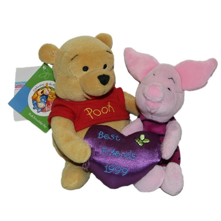 Disney Plush: Pooh Bear and Piglet - Best Friends | Stuffed Animal price history on PriceWatchPro
