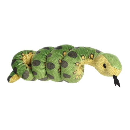Aurora® Playful Wrist Wranglers™ Green Anaconda Stuffed Animal - Vibrant Colors for an Eye-Catching Design - Perfect for Kids and Costumes - 8 Inches