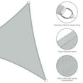thumbnail image 4 of Yescom 2 Pack 3 Ft 97% UV Block Triangle Sun Shade Sail Canopy Outdoor Awning Yard, 4 of 11