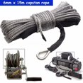 thumbnail image 3 of Polyethylene Strong Traction Rope Synthesis Winch Rope Winch Rope Car Emergency Trailer Rope Rescue Rope ,Easy to Use, 3 of 10