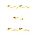 thumbnail image 3 of ZLight 100 Small Tiny Gold Metal Steel Mini Safety Pins 2cm 20mm gold 5Set, 3 of 6