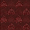 thumbnail image 1 of Ahgly Company Machine Washable Indoor Square Transitional Black Brown Area Rugs, 6' Square, 1 of 7
