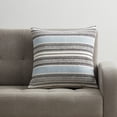 thumbnail image 2 of Blue Yarn Dye Stripe Decorative Pillow Cover, Mainstays, 18" x 18", 1 Piece, 2 of 10