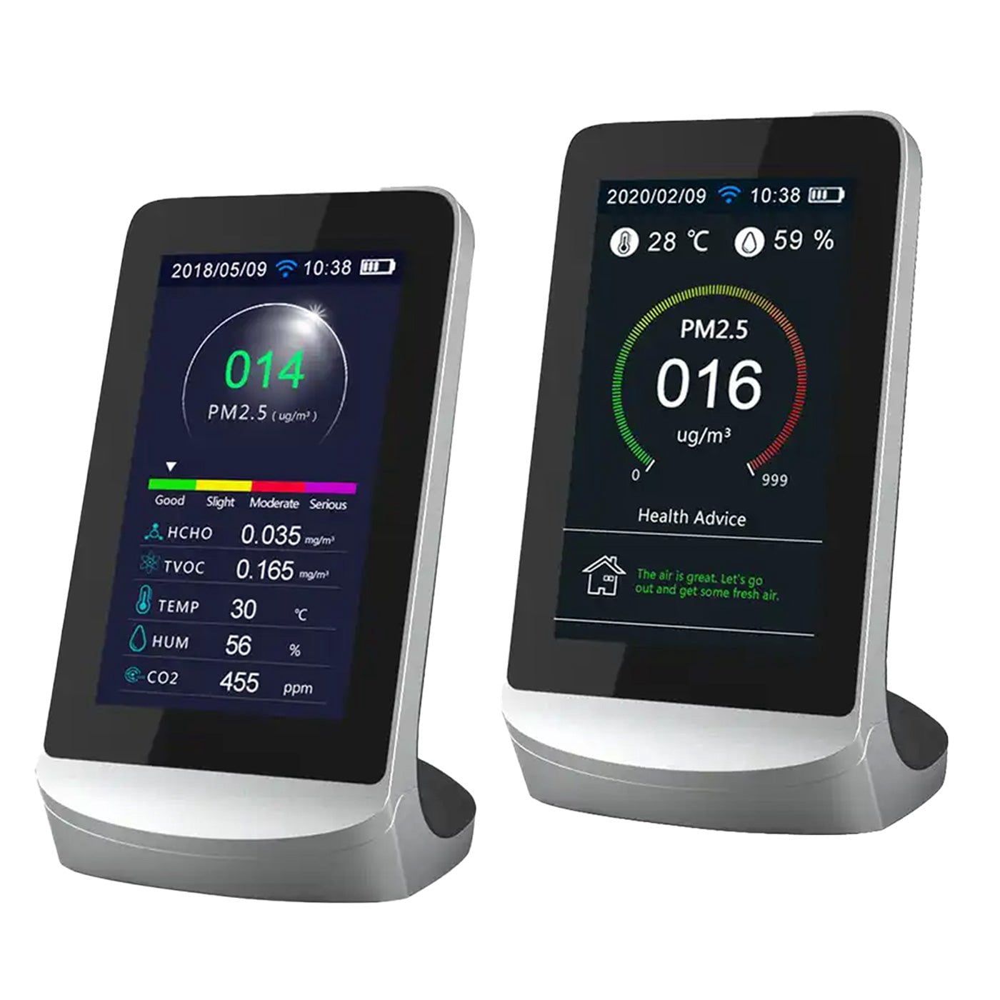 Multi-Function Indoor Air Quality Monitor with Optional Wifi