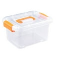 thumbnail image 2 of Plastic Stackable Storage Box, Large Capacity Dustproof Storage Container Bin with Lid for Storing Jewellery Beads Arts Crafts, 2 of 7