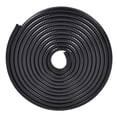 thumbnail image 4 of Uxcell se adapta a bordes de 3/32"-7/32" 16.4 pies / 5 m recubrimiento de borde U con hoja de hierro plástico negro, 4 of 5