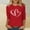 Red, variant on Red Valentine's Day Womens Love Print Heart Long Sleeve Top, 100% Polyester Crew Neck Loose Fit Romantic Casual Blouse (XS-XL),Size S