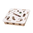 thumbnail image 2 of Juguete rompecabezas para gatos, caja de juego mental, actividad sensorial, juego de laberinto de fieltro con bolas de campana para gatos de todas las Cuadrado, 2 of 8