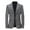 Grey, variant on sususu Green Velvet Blazer Men,Mens Sport Coats,Autumn Business Casual Suit Jacket High End Upper Garment for Style