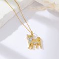 thumbnail image 4 of TANGPOET Shiba Inu Pendant Necklace Gifts for Women 925 Sterling Silver Shiba Inu Jewelry for Dog Mom Lovers Owners for Birthday Christmas Valentines Mothers Day Graduation, 4 of 4