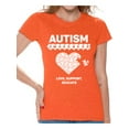 thumbnail image 1 of Awkward Styles Women's Autism Awareness Shirt Love Support Educate Autism Shirts Women Autism Awareness Shirts Women's Autism T Shirt Autism Awareness Gifts for Her Autistic Pride Gifts, 1 of 4