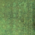 thumbnail image 1 of Ahgly Company Indoor Square Oriental Green Industrial Area Rugs, 4' Square, 1 of 4