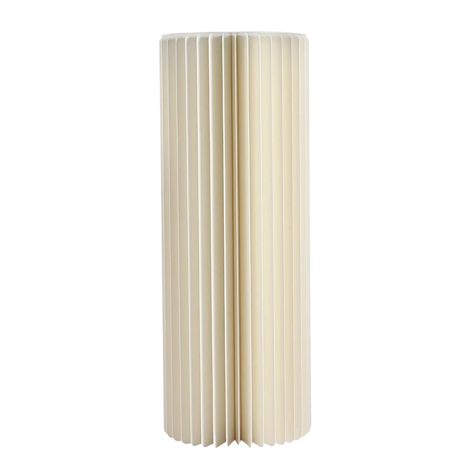 Abbraccia Cylinder Pedestal Stand Cylindrical Display Stand Round Wedding Pillar Paper Columns for Banquets Cake Table Stand Background Height 40cm