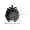 thumbnail image 2 of Worgeous 2pcs Oil Drain Container Oil Storage Pan Pan 10L Oil Catch Pan For Changing Oil, 2 of 8