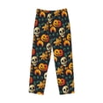 thumbnail image 4 of Xecao Halloween Skull Men's Straight Lounge Pajama Pants: The Ultimate in Comfortable Sleepwear, 4 of 9