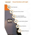thumbnail image 4 of Solar Address Wall Plaque Light with Ground Stakes, 4 of 9