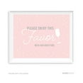 thumbnail image 1 of Please Enjoy Favor With Our Gratitude Blush Pink and Gray Pop Fizz Clink Wedding Party Signs, 1 of 1