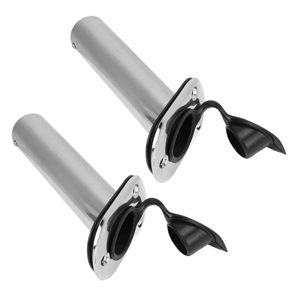 Fishing Pole Support, Rustproof 2pcs 316 Stainless Steel Boats Fishing Rod  Holder Flush Mount For Yacht