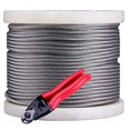 thumbnail image 2 of Senmit 1/8 Stainless Steel Aircraft Wire Rope for Deck Cable Railing Kit,7 x 7 200 Feet T 316 Marine Grade, 2 of 4