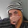 thumbnail image 5 of Women's Cat Beanie Crochet Hats with Ears Knitted Winter Warm Elastic Cap Slouchy for Girls Adults Kids, 5 of 5