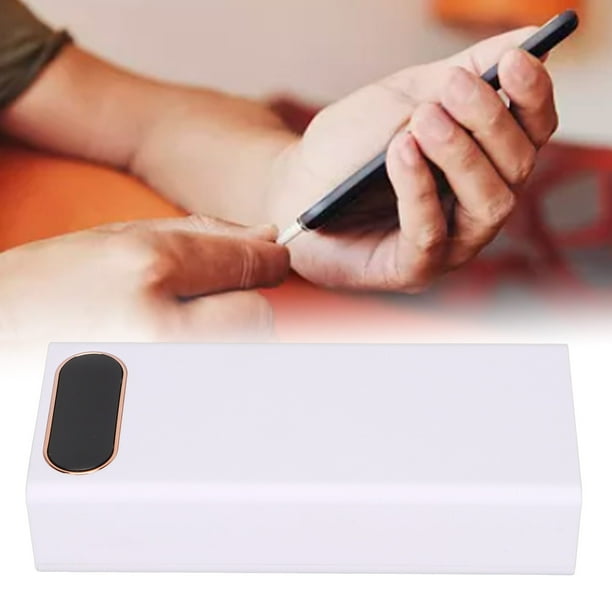 Caja de Batería Móvil, Caja de Banco de Energia de Gran Capacidad Con 16 Batería, Puertos de Salida USB Duales, Pantalla Lcd y Puerto de Entrada Tupo C, Diseño de Cubierta