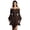C-Brown112, variant on DHFJKG Womens Pirate Mini Dresses, Off The Shoulder Flare Sleeve Halloween Dress, Smocked Waist Gothic Dress