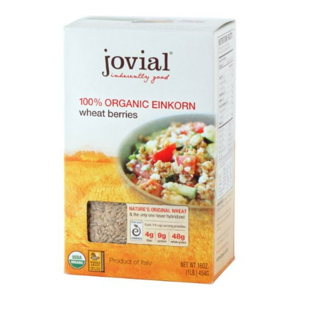 Jovial Foods Organic Einkorn Wheat Berries, 16.0Ounce