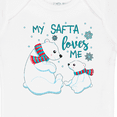thumbnail image 4 of Inktastic My Safta Loves Me Cute Polar Bears Boys or Girls Baby Bodysuit, 4 of 5