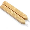 thumbnail image 3 of Zhuge 12 Pcs Sealing Wax Sticks, Wick-Included for Wax Seal Stamps, Wedding Invitations & Gift Wrapping, Light Gold, 3 of 5