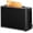 1 Slice, variant on ECT118B Cool Touch Single Slice Toaster, 6 Toasting Levels & Wide Slot for Bagels, Waffles, Specialty Breads, Pastry, Snacks, Black