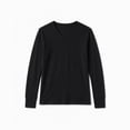 thumbnail image 3 of Rvwovn Men's Long Sleeve V-Neck Shirt Stretch Thumb Cuffs Athletic Base Layer Top Workout Daily Wear, 3 of 6