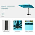 thumbnail image 2 of cantilever umbrella 360-Degree Rotation for Backyard, Deck, Pool  9.8' L x 9.8' W x 8.5' H, 2 of 6