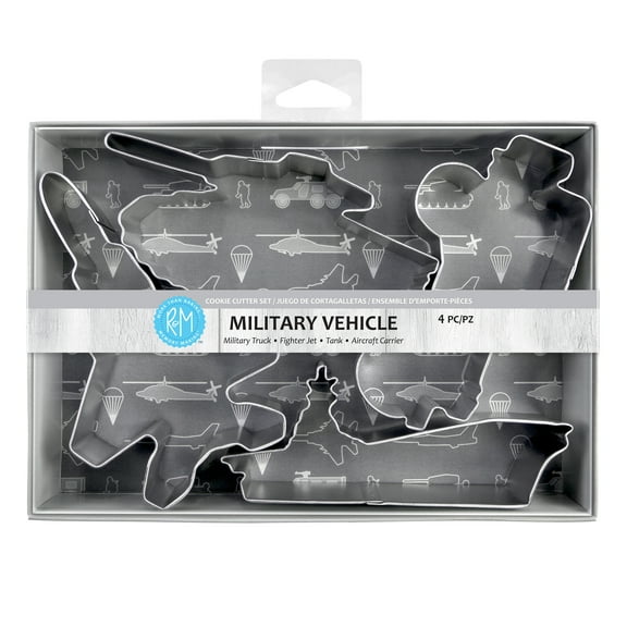R&M International Military Vehicle Cookie Cutter 4 Piece Set