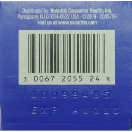 Excedrin PM: PM Caplets Pain Reliever/Nighttime Sleep-Aid, 24 Ct