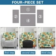 thumbnail image 6 of Xixirimido Boho Style Mandala Recliner Chair Cover, 4-Pieces Stretch Recliner Covers for Recliner Chair Soft Reclining Chair Slipcover Furniture Protector for Pets Kids, 6 of 8