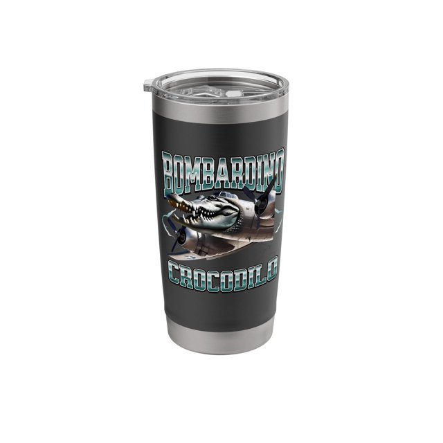 Vaso aislante Bombardino Crocodilo Bootleg Brainrot