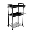 thumbnail image 2 of Power Tool Organizer Cart 3 capas de almacenamiento de 3 capas Rack, versátil, taller de caja de herramientas de garaje para el trabajo de trabajo al, 2 of 8