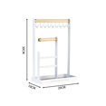 thumbnail image 5 of Xinyolin Jewelry Display Holder Free Standing Multi-hooks Necklaces Hook Earrings Bracelet Organizer Stand Home Supplies, 5 of 7